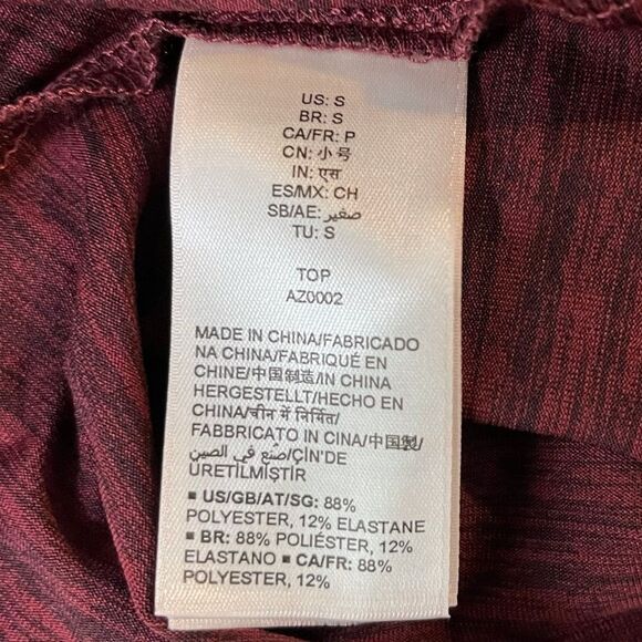 Women’s Top T-shirts Sz S/CH/P Red Wine Short Sleeves Amazon Essentials - Picture 9 of 11